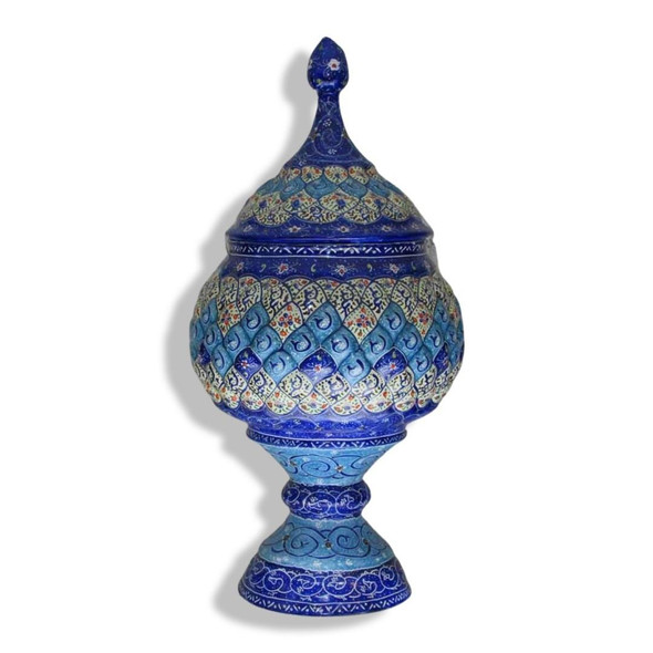 Luxury Candy Bowl Enamel Pedestal Premium Design Showcase