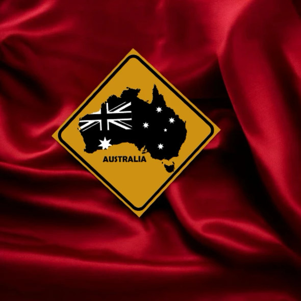 Australia Flag 6x6 Luxury | Luxury Heritage Fridge Magnet | Unique Artisan Piece - Luxury Handcrafted Art Craftihouse Dubai