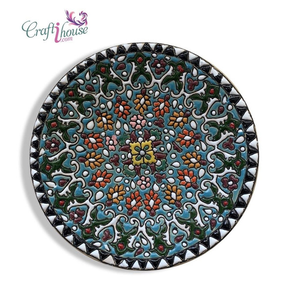 Artisan Wall Decor Plate 16 Cm | Premium Premium Gift - Luxury Handcrafted Art Craftihouse Dubai