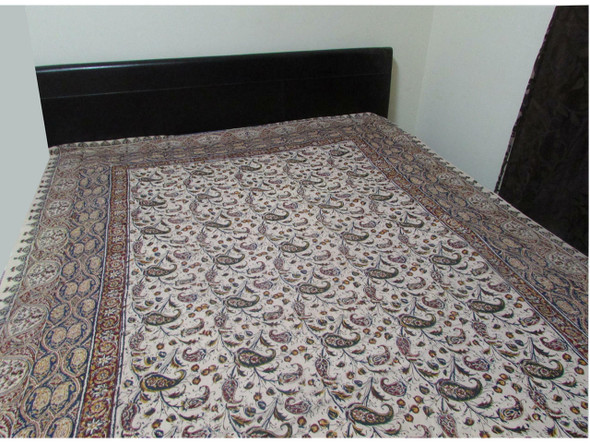 Craftihouse exclusive collection of Ghalamkari bedding and matching textile accents