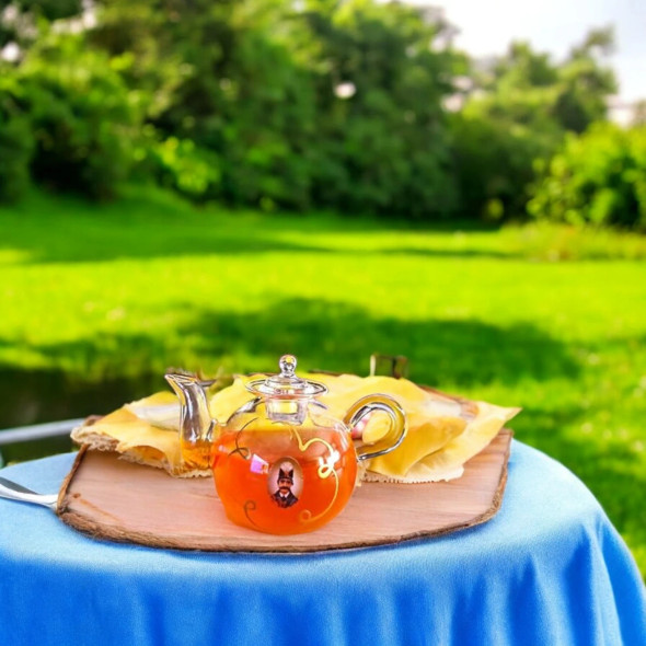 Shah Abbasi Mini Saffron Teapot | Premium Handcrafted Memento - Luxury Handcrafted Art Craftihouse Dubai