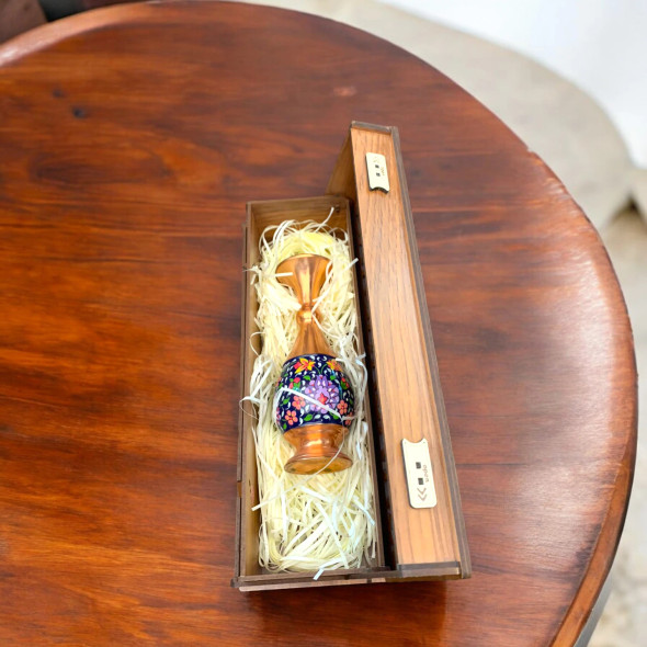 Premium Artisan Hand Painted Copper Flower Craftsmanship and Design