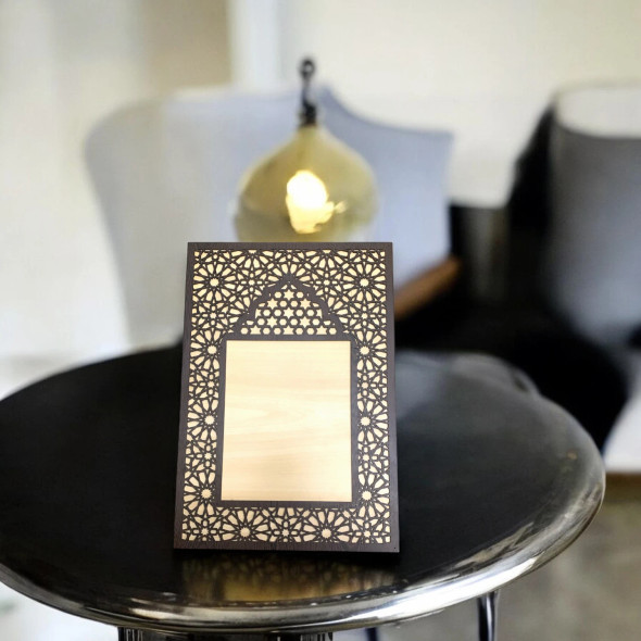 Luxury Arabic Vintage style Wooden Mashrabiya Artisan Detail View