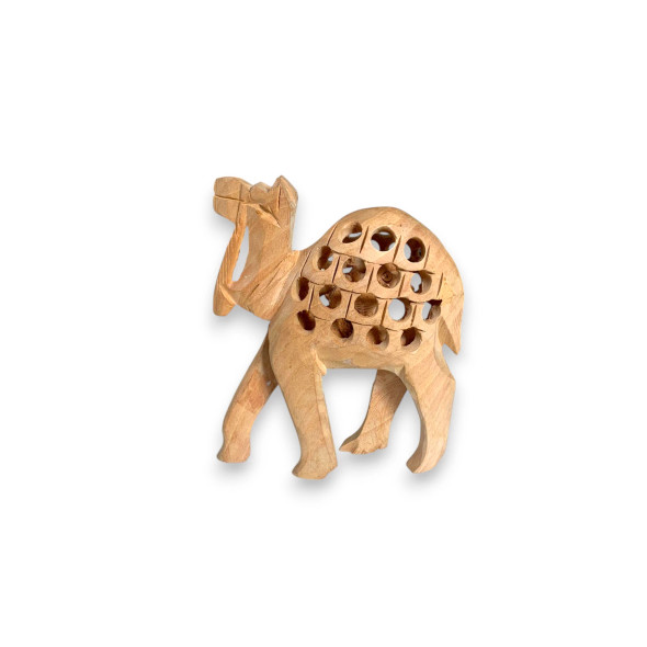 Luxury Camel Figurine 11 Cm Hand-carved Artisan Detail View