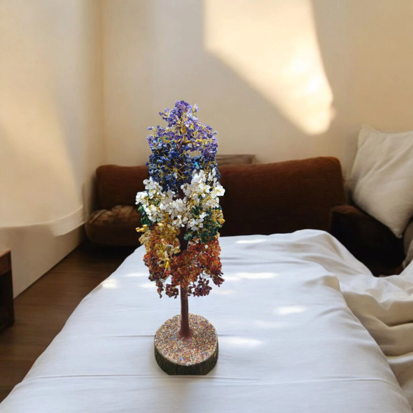 Premium Artisan 7 Chakra Crystal Tree Craftsmanship and Design