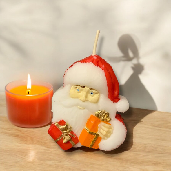 Luxury Santa Claus Shaped Single Wick candle