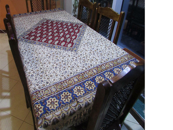 Luxury 200X135Cm Ghalamkari The Royal Premium Design Showcase