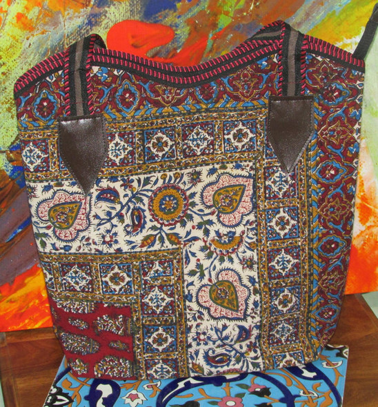 Luxury Large Handmade Cotton Shopping Bag Premium Design Showcase