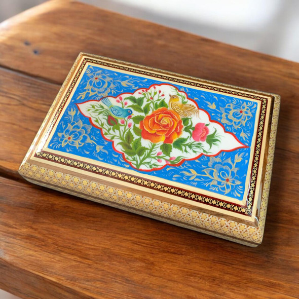 High Quality Khatamkari Inlaid Jewelry Box Professional Photography
