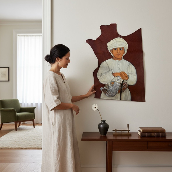 Traditional Emirati artwork