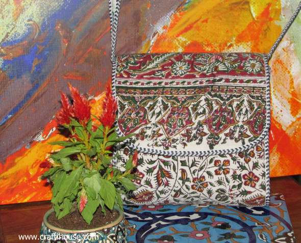 Luxury shoulder bag handmade Tapestry cotton Cloth Small handbag Premium Design Showcase