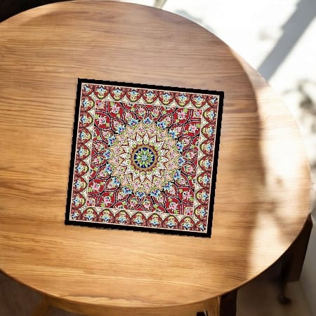 Premium Silk Table Mat Carpet Craftsmanship and Design