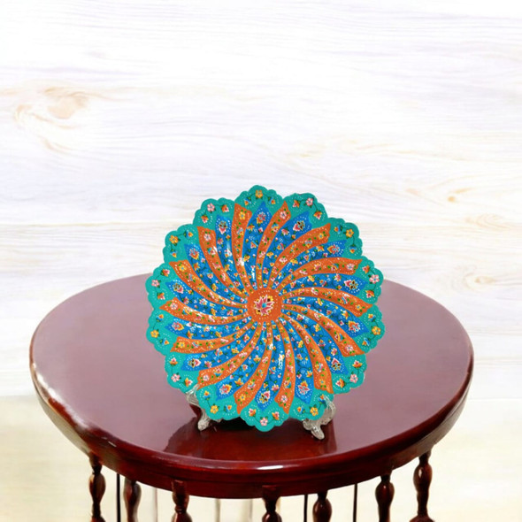 Premium Persian Handcrafted Copper Wall Plate Craftsmanship and Design