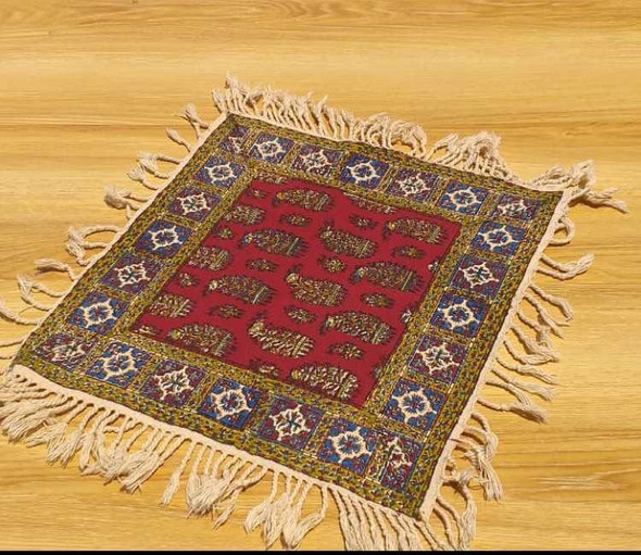 Exclusive Artisan table mat tapestry Cotton Fine Craftsmanship Detail
