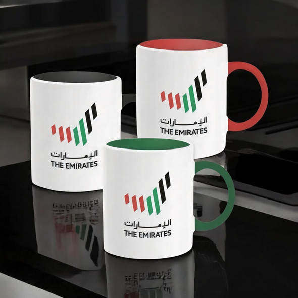 National Day Two-tone Mug 1 Piece | Sophisticated Middle Eastern Art & Home Anchor - Luxury Handcrafted Art Craftihouse Dubai