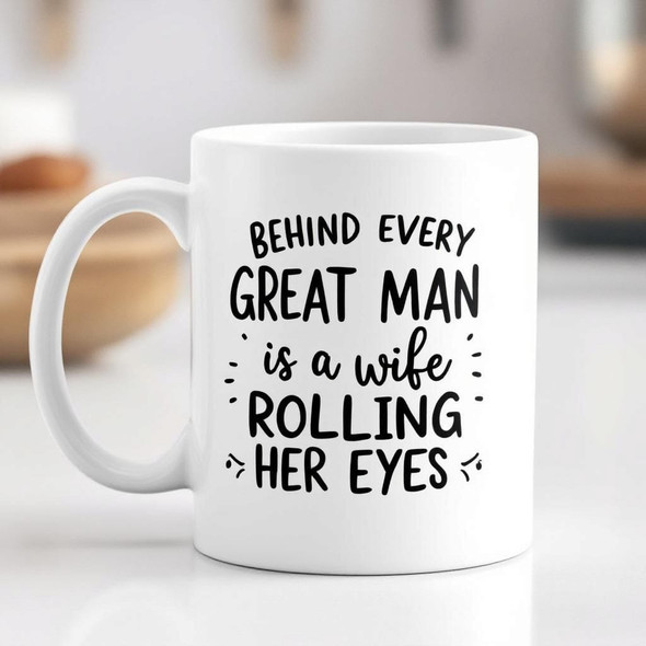 Funny Sarcastic “behind Every Heritage Ceramic Mug | Middle Eastern Decor Accent - Luxury Handcrafted Art Craftihouse Dubai