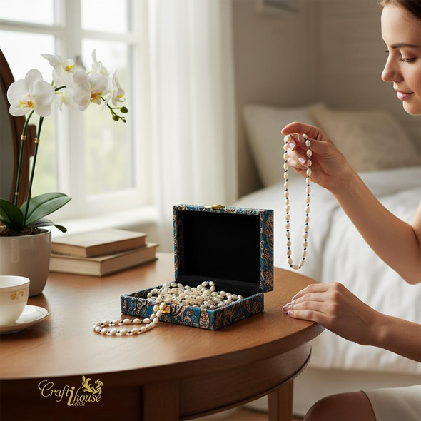 Wooden jewelry box