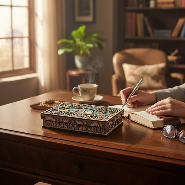 Exclusive Luxury Dubai Corporate Gift Box Handmade Heritage Collection View