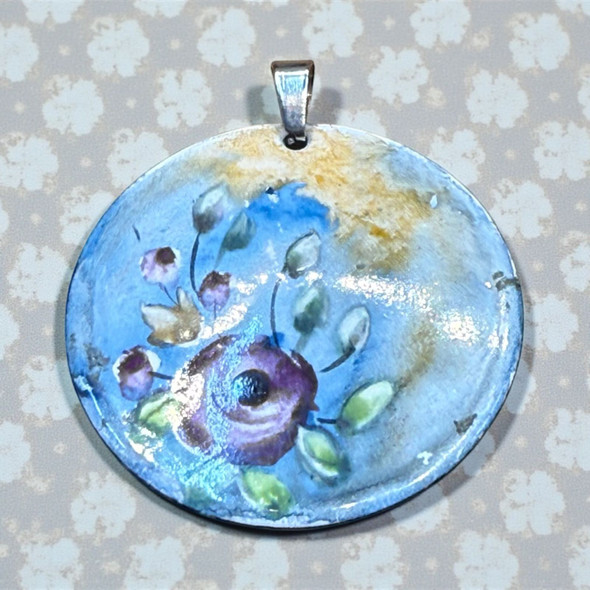Premium Minakari Copper Pendant Handcrafted Craftsmanship