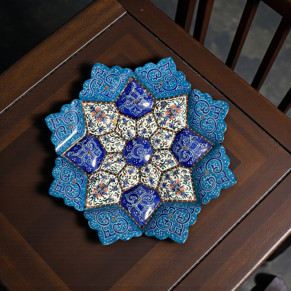 Premium Hand Painted Minakari Enamel Handcrafted Craftsmanship