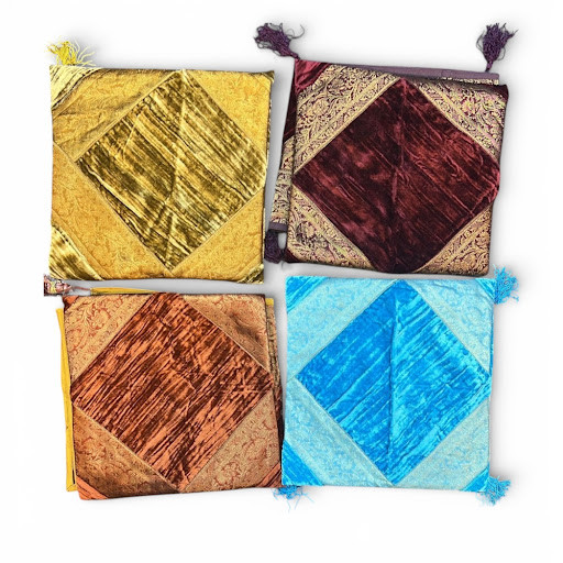 Heritage Velvet Square Tablecloth - | Luxury Heritage Digital Art - Luxury Handcrafted Art Craftihouse Dubai
