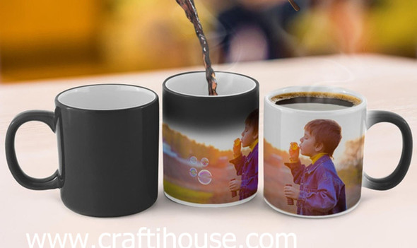 Handcrafted Customized Your Photo Heritage Ceramic Mug Lifestyle Visual
