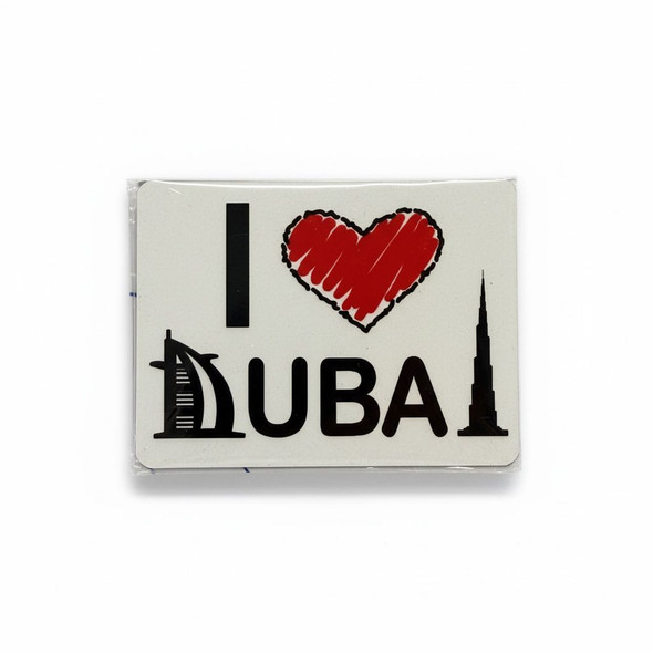 A 4.5x6 cm customized aluminum fridge magnet showcasing a vibrant, high-resolution printed design.