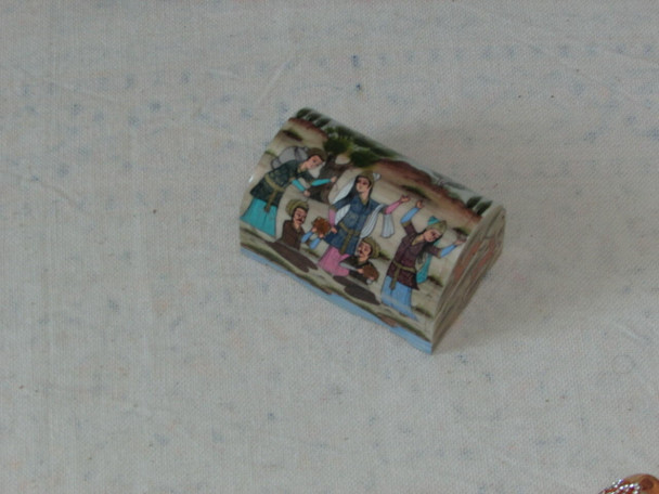 Exclusive jewelry box for her , Hand Painted Camel Bone Box ,373 Fine Craftsmanship Detail