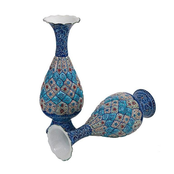 Luxury Enamel Copper Vase Hand Premium Design Showcase