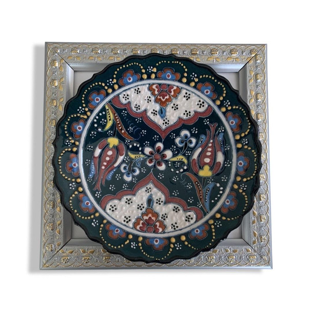 Handcrafted Turkish Plate Wall Hanging | Premium Luxury Decor - Luxury Handcrafted Art Craftihouse Dubai