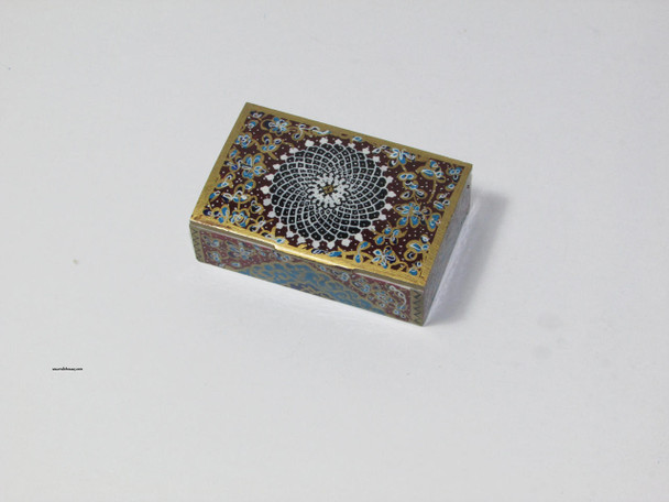 Luxury Ring box handmade miniature Jewelry's  box , Hand Painted Camel Bone Box , 820 Premium Design Showcase