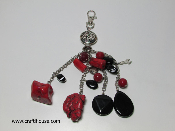 Luxury Artisan Red Coral Key holder Premium Design Showcase