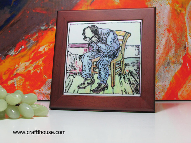 Old Man In Sorrow | Sophisticated Handcrafted Pottery | Elegant Home Accent - Luxury Handcrafted Art Craftihouse Dubai