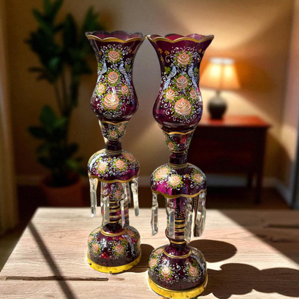 shah abbasi candle holder set