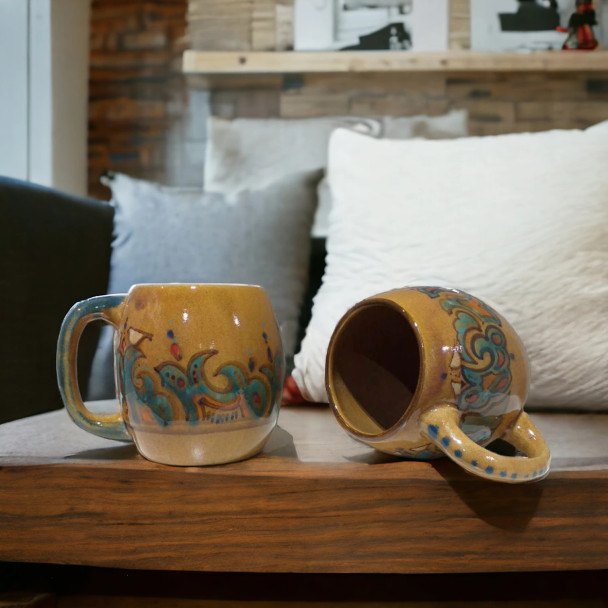 Exclusive Ceramic Pottery Art For Boutique Coffee Mug Fine Craftsmanship Detail
