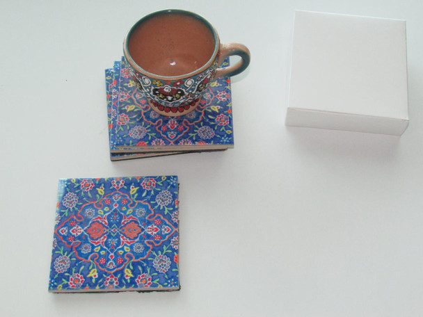 Ceramic Tea Coaster A | Premium Handcrafted Memento | High-end Gift - Luxury Handcrafted Art Craftihouse Dubai