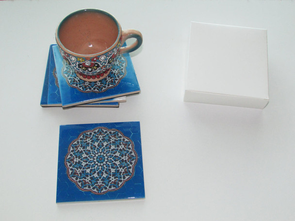 Ceramic Tea Coaster A | Sophisticated Boutique Accessory | Crafted In Dubai - Luxury Handcrafted Art Craftihouse Dubai