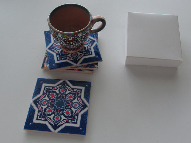 Ceramic Tea Coaster A | Sophisticated Boutique Accessory | Crafted In Dubai - Luxury Handcrafted Art Craftihouse Dubai