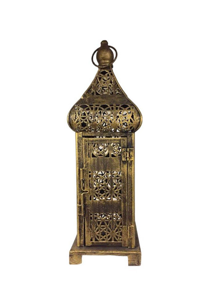 Lantern For Block Candle | Handcrafted Arabic Lantern & Ambient Light - Luxury Handcrafted Art Craftihouse Dubai