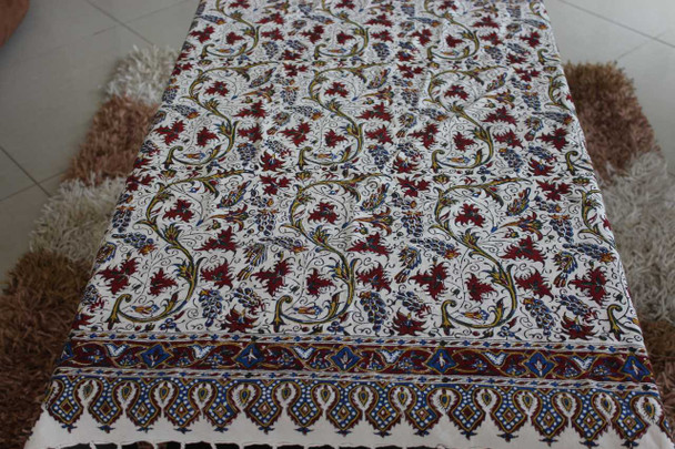 Floral handmade Tablecloth