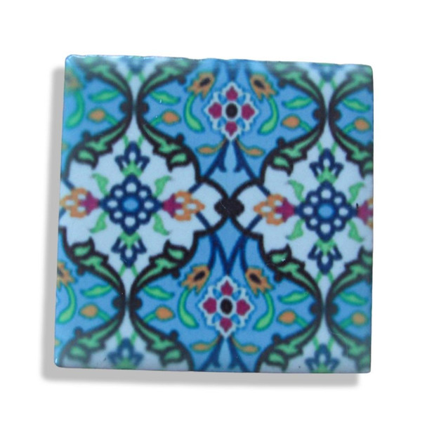 handmade tile fridge magnet
