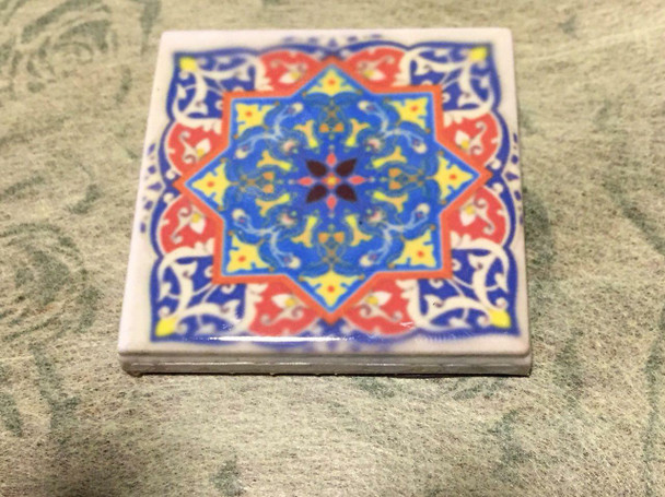 Tile Ceramic Fridge Magnets.. | Artisan Crafted Ceramic Plate | Luxury Heritage Art - Luxury Handcrafted Art Craftihouse Dubai