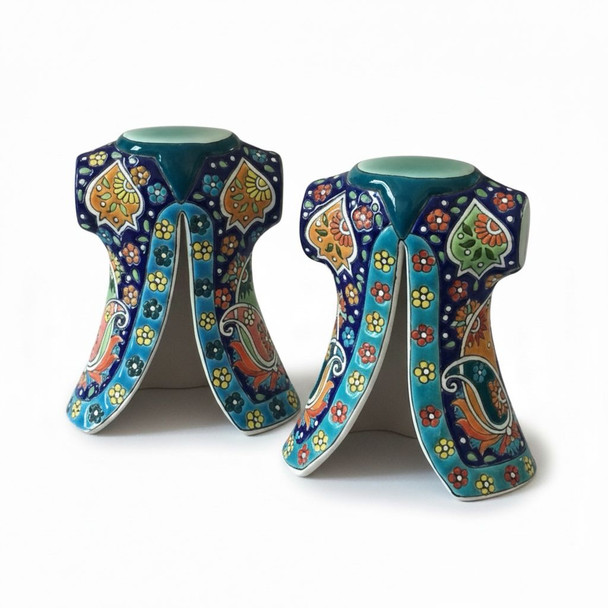 Handcrafted "Couture in Clay" Ceramic Kaftan Set – Luxury Decor - Luxury Handcrafted Art Craftihouse Dubai