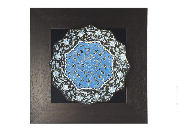 Luxury Hand Painted Copper Plate Premium Design Showcase