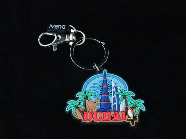 Luxury Uae Rubber Keychain The Skyline Premium Design Showcase