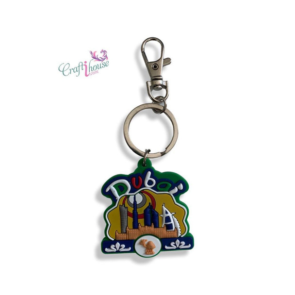 Luxury Uae Pvc Key Chains Souvenir. Premium Design Showcase