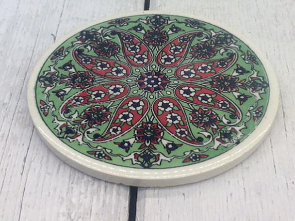 Luxury Turkish Handcrafted TURKISH CERAMIC COASTER Premium Design Showcase