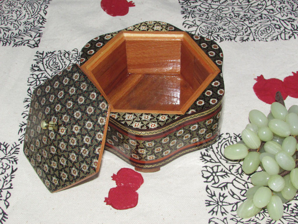 Exclusive Khatam wooden Candy/Sugar Fine Craftsmanship Detail