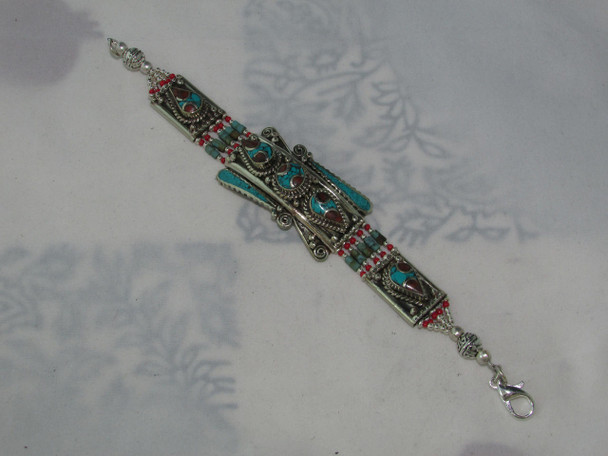 Luxury Handmade Tibetan bracelet, boho jewelry, ethnic jewelry, tribal jewelry, bijoux ethniques, oriental jewelry, gift for her Premium Design Showcase