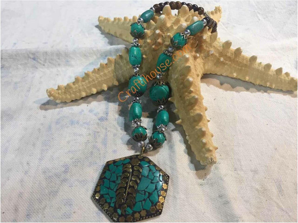 Luxury A cute Handmade  beaded necklace .Made from Nepali beads and Tibetan findings Premium Design Showcase